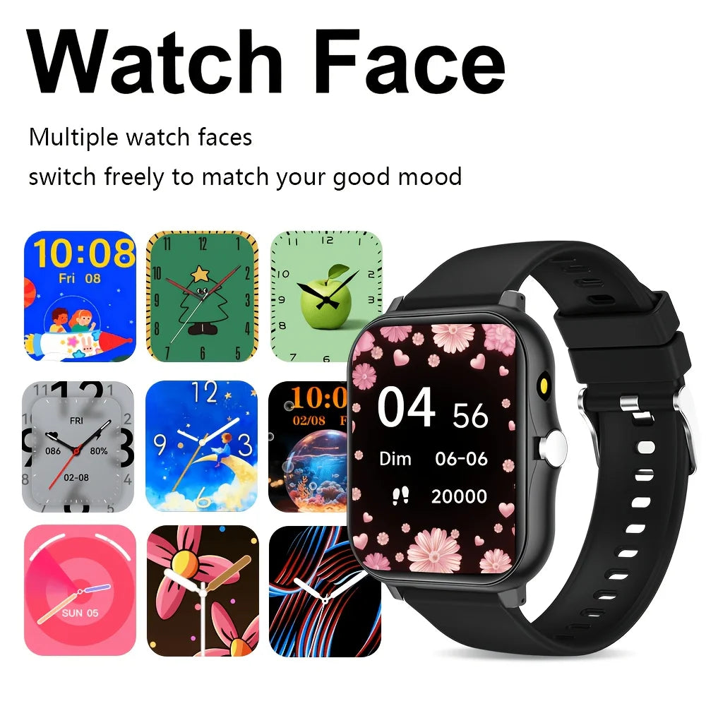 ERUN Full-Touch Smart Sports Watch – Calls, SMS & Activity Track