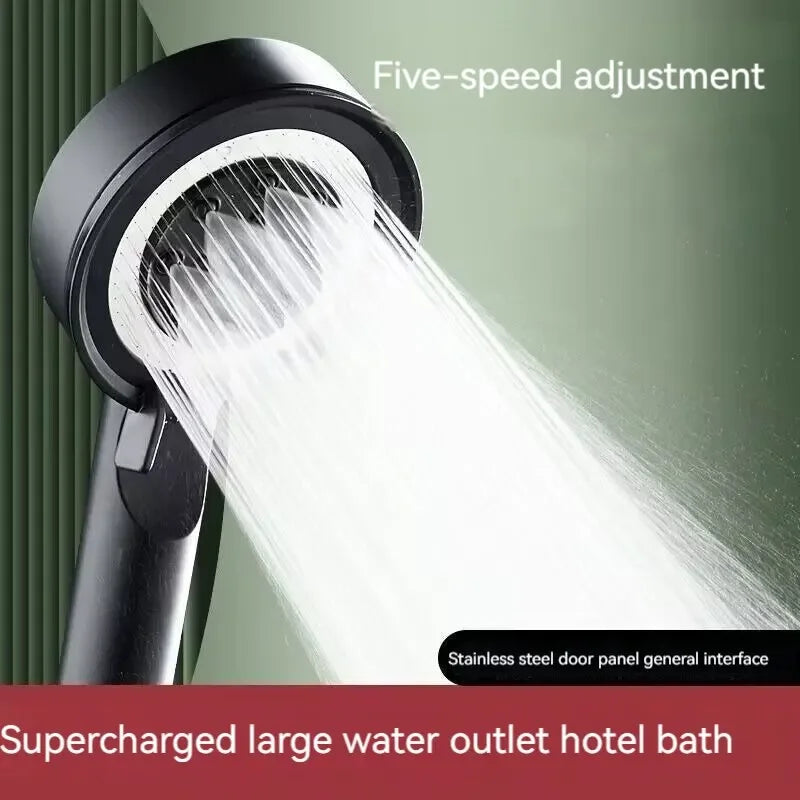 5 Modes Shower Head High Pressure Showerhead Portable Filter Rainfall Faucet Tap Bathroom Bath Home Innovative Accessories Oasis Select