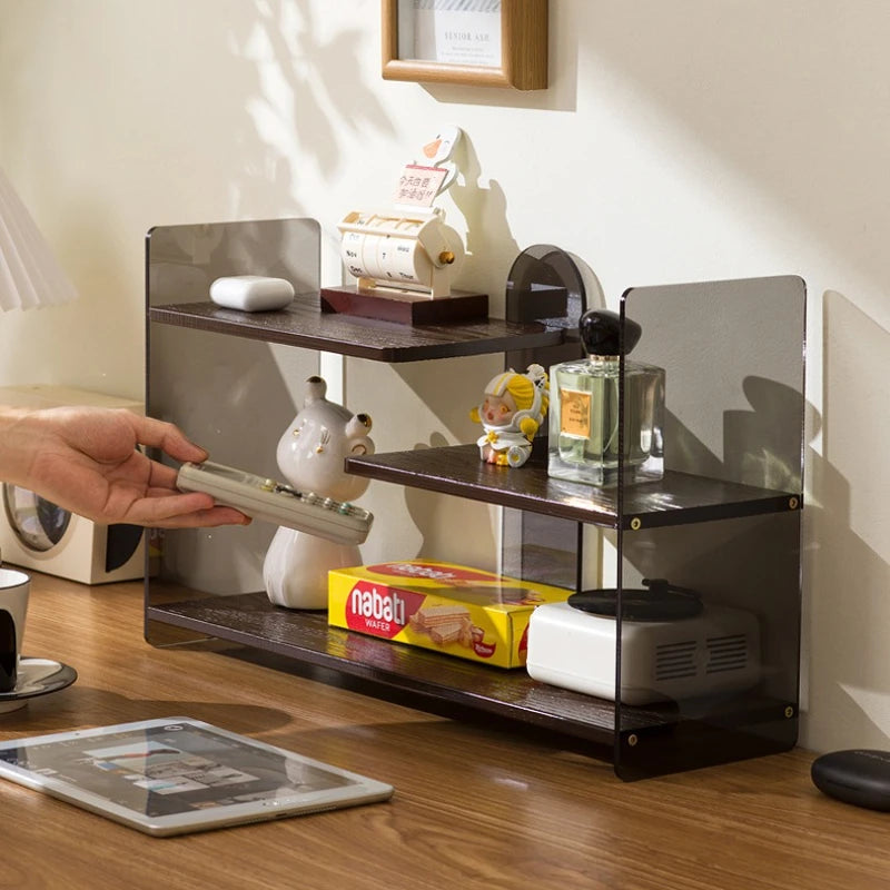 Desktop Shelf Cup Holder Table Bookshelf Home Student Learning Desk Multi-layer Storage Shelf Display Shelf Oasis Select