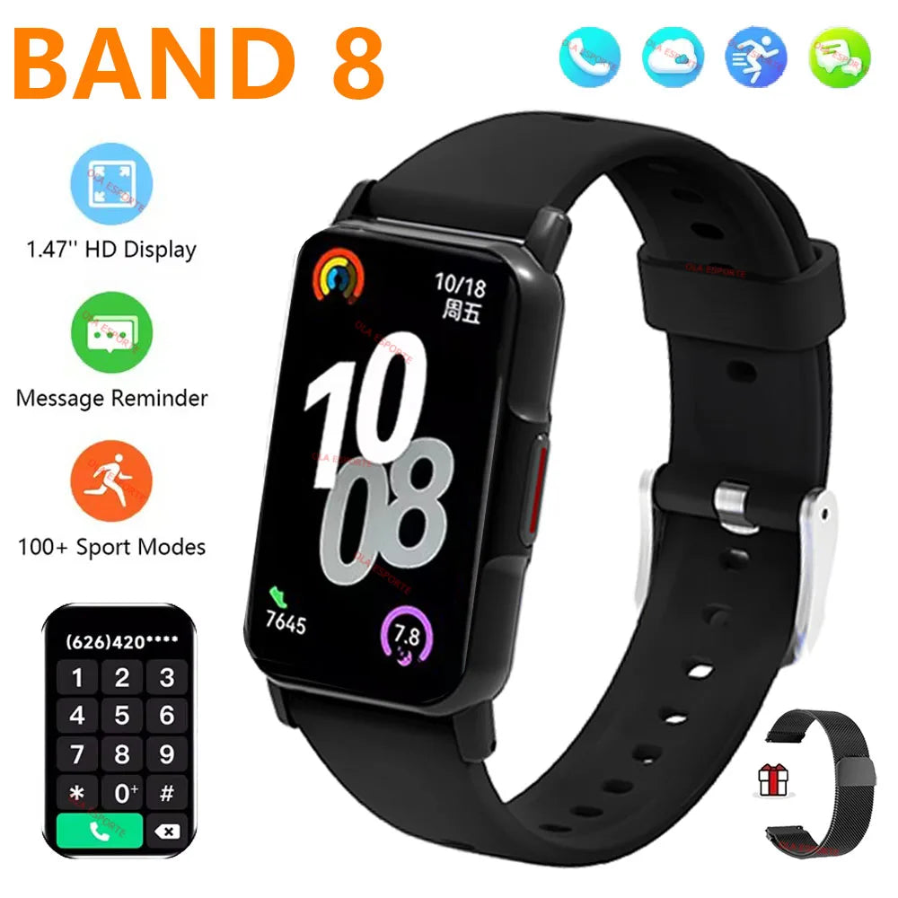 Smart Band 8 Smartwatch – GPS, Sleep Tracker & Call Alerts