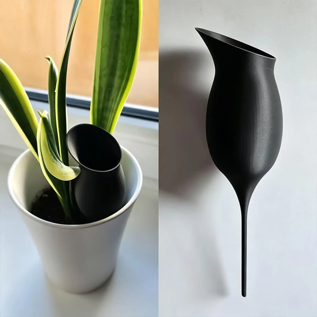 2Pcs Potted Self-Watering System for Indoor Plants Wine Glass-Shaped Root-Fed Irrigation Device Slow Release Osmotic Watering Oasis Select