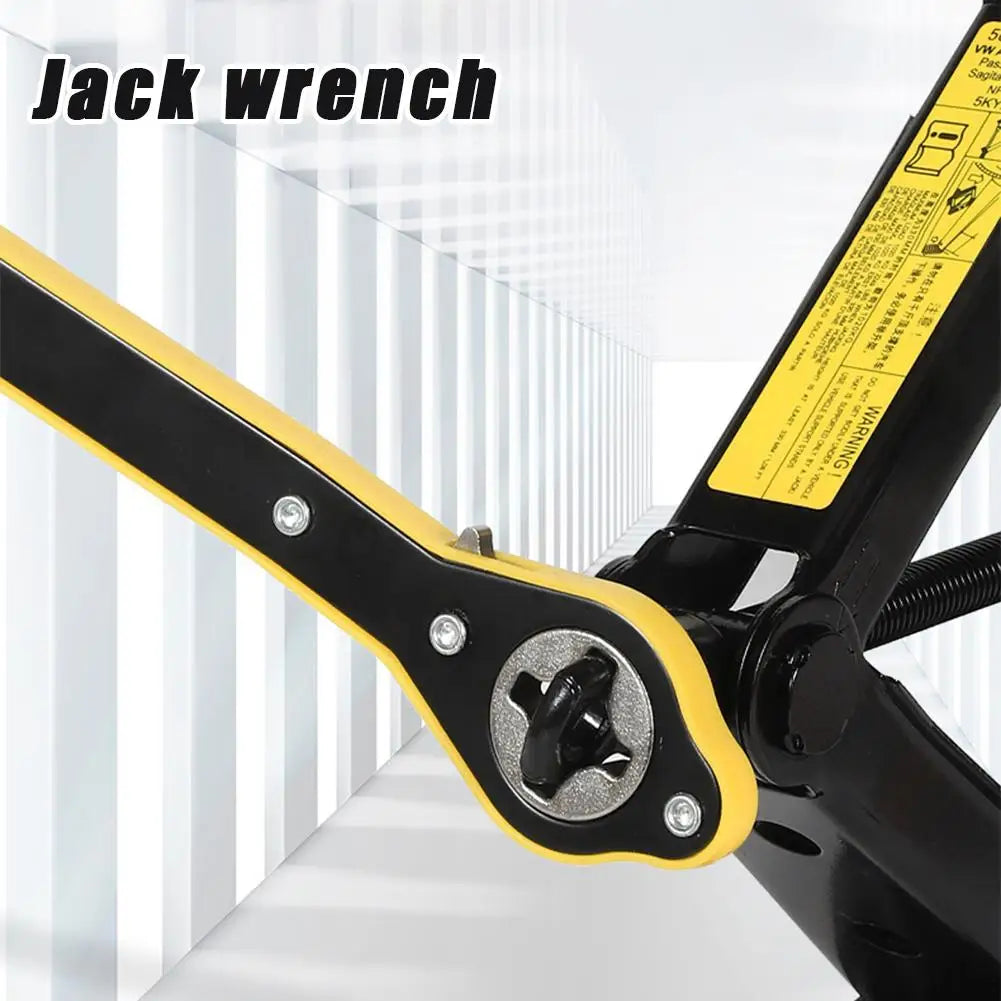 Heavy Duty Ratchet Jack Wrench – Extended Handle Scissor Jack