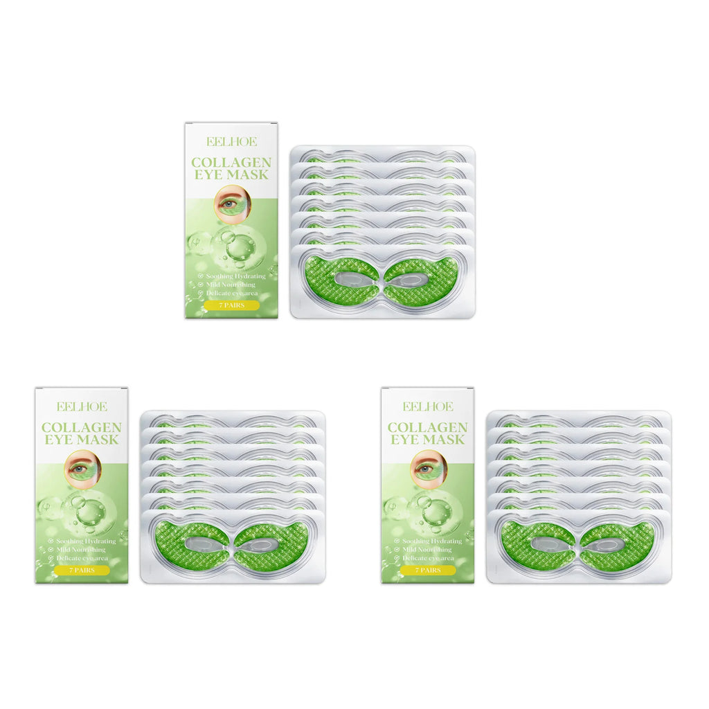 Collagen Eye Mask Patches Moisturizing Firming Anti Dark Circles Remove Eye Bags Eyes Care Gel Masks Pads Eyes Skin Care Oasis Select 21 pairs