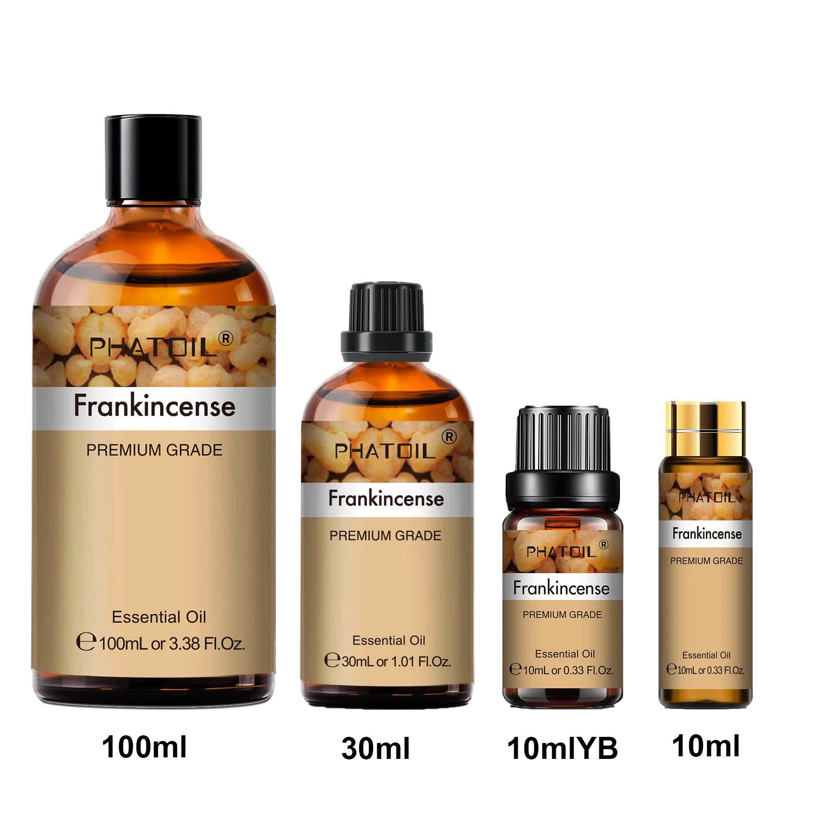 PHATOIL Pure Essential Oils – Aromatherapy Diffuser 10ml–100ml