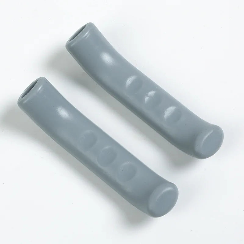 1/2Pair Bicycle Brake Handle Protection Cover Mountain Road Bike Brake Lever Protection Anti Slip Gel Sleeve Cycling Accessories Oasis Select 1pairs Grey