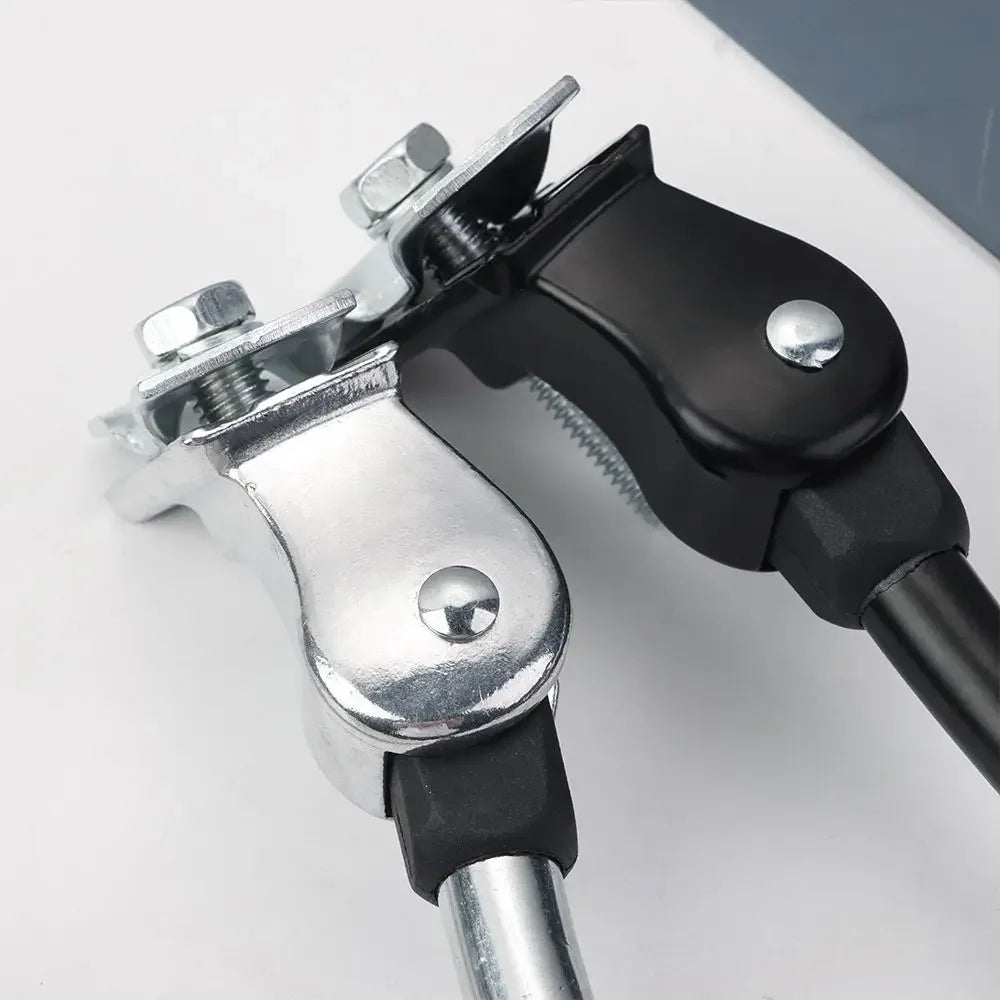 Bike Kick Stand Cycle Adjustable Alloy Foot Heavy Duty Prop Bicycle Mountains Sports Black Silver Oasis Select