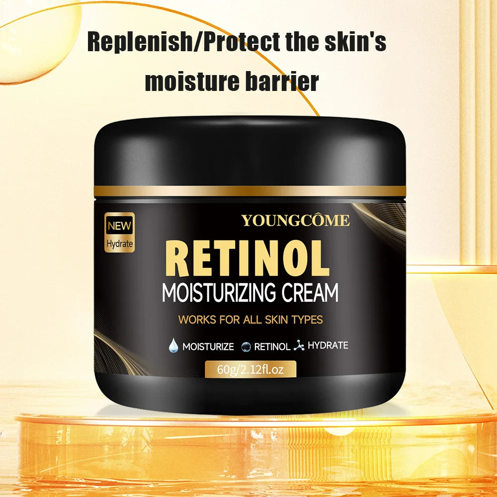 YOUNGCOME Men's Retinol Face Moisturizer Moisturizing Retinol Cream Anti-Wrinkle Aging Moisturizing Shrink Pores Smooth Retinol Oasis Select