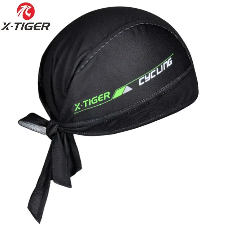 X-Tiger Cycling Cap 100% Polyester Breathable Cycling Headwear Summer Bicycle Ciclismo Bandana MTB Bike Cap Headband Oasis Select