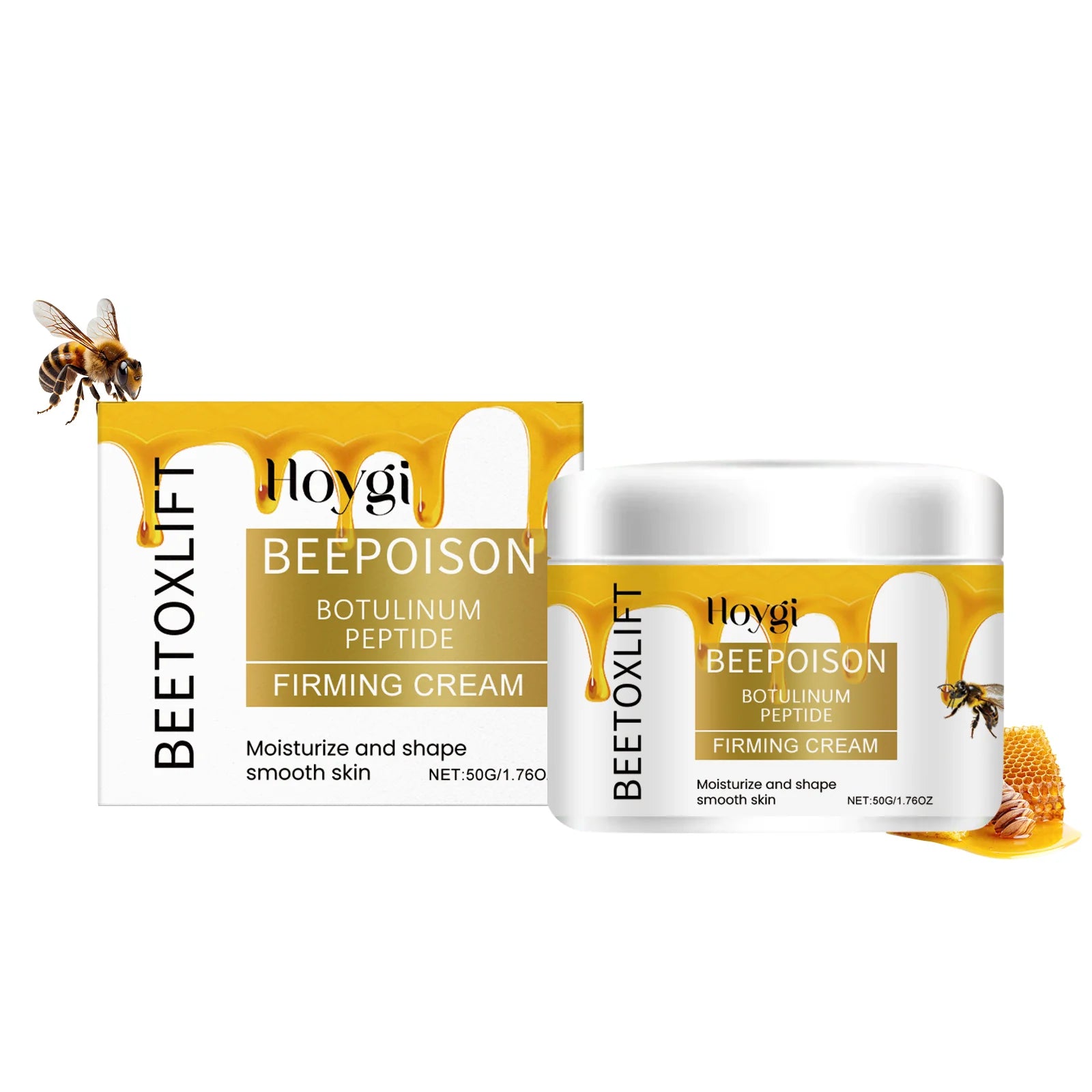 Hoygi Bee Venom Face Cream – Firming, Anti-Wrinkle & Moisturizing Anti-Wrinkle Face Cream Oasis Select 50g boxed
