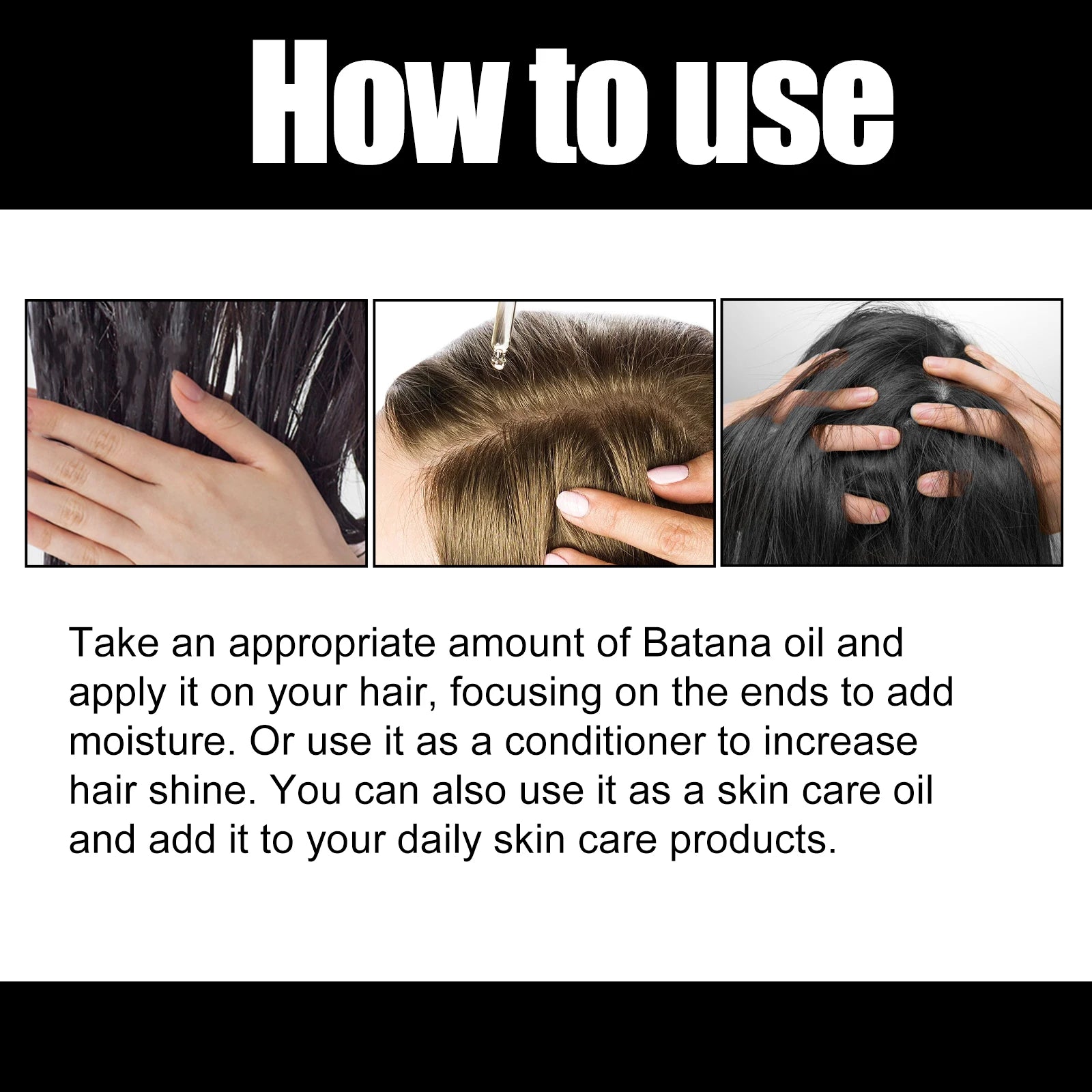 100% Pure Batana Hair Oil Mask Essential Oil Supple Dry Hair Keratin Plant Complex Oil Dry Damaged Hair Repair Care Products Oasis Select