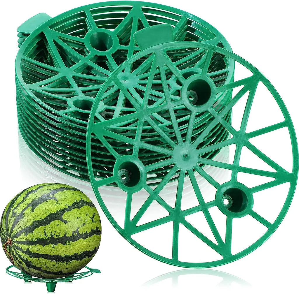 10-Pack Melon Cradle Fruit Support Trays – Pumpkin & Garden