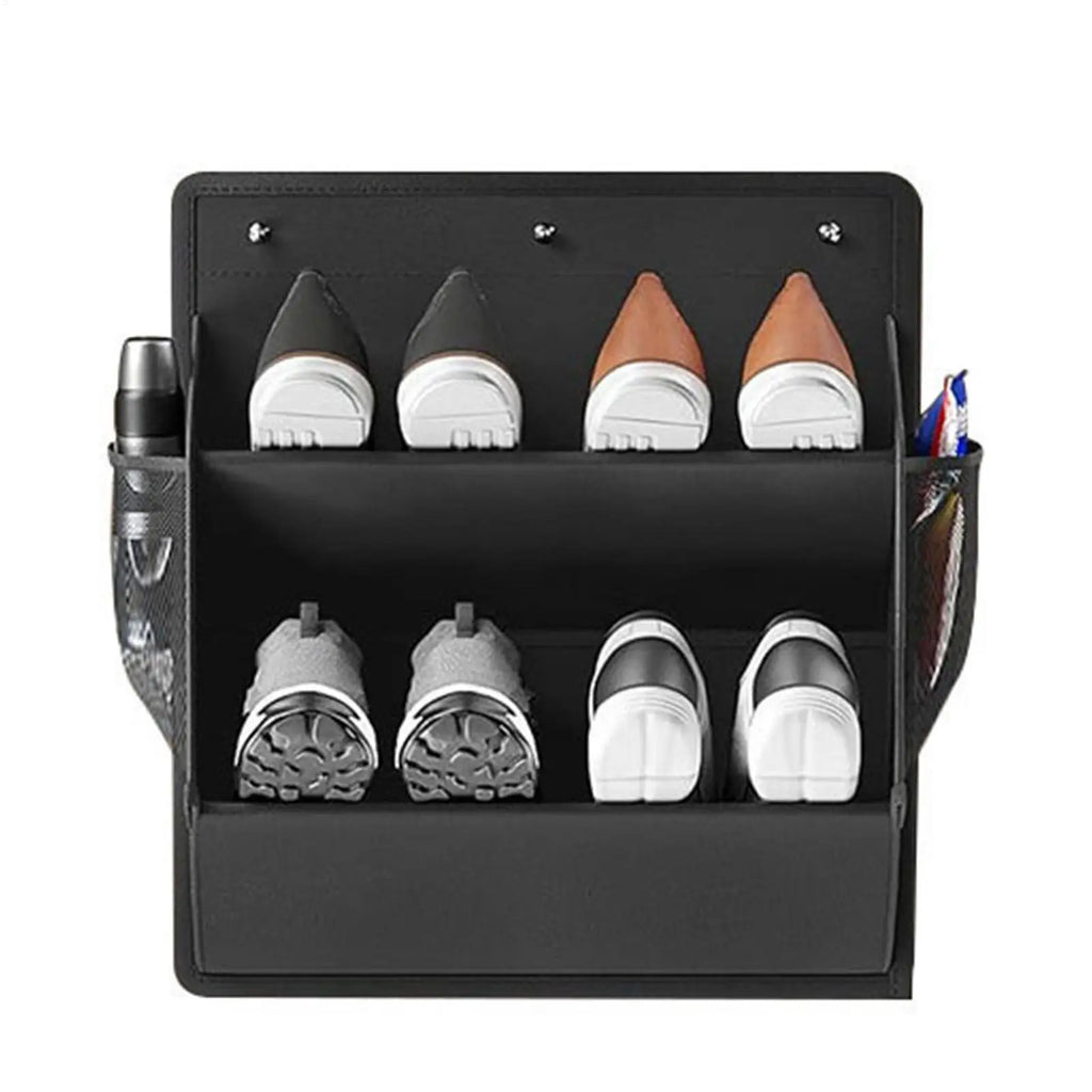 RV Shoe Storage Wall Shoe Racks Space Saving Organizer Adhesive Holder for Laundry Bathroom Bedroom Entrance Dorm Utility Room Oasis Select