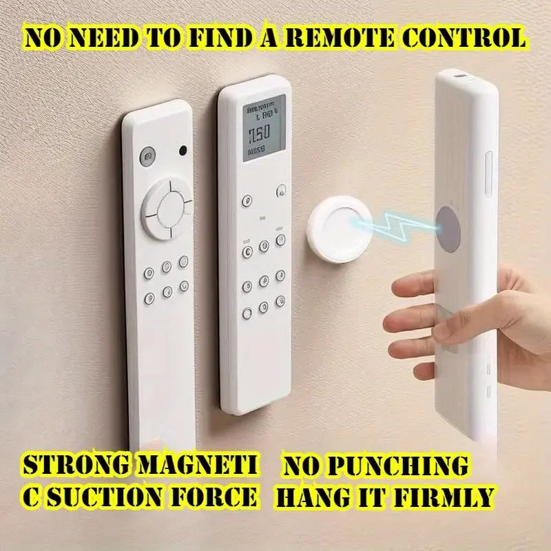 Magnetic Remote Control Holder, No Drilling Required, 1-6pack For TV/AC/Fan Remotes, Router, Storage Gadget, Space-Saving Oasis Select