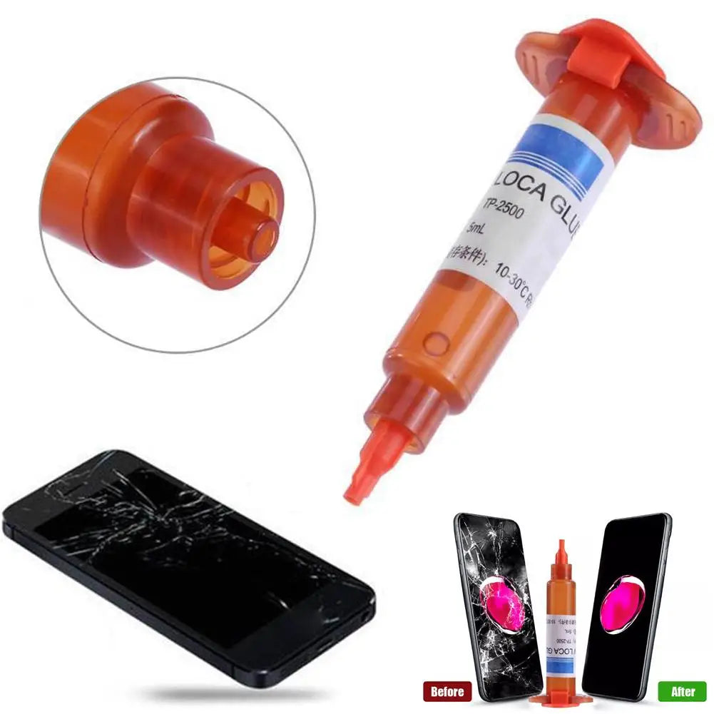 UV Glue Optical Liquid Clear Adhesive TP-2500 5/10ml UV Glue Cell Phone Repair Tool For iPhone Touch Screen Glass Repair Oasis Select