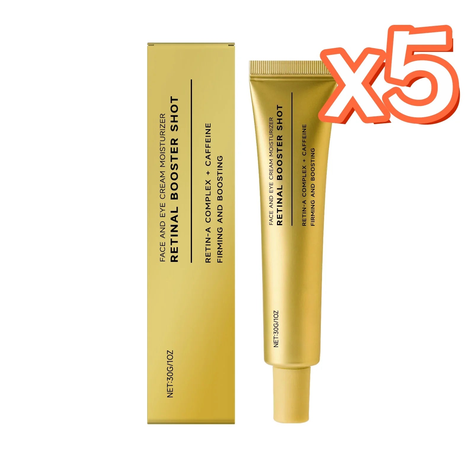 Retinol Lifting Face Cream Reduce Face Edema Fade Dark Spot Moisturizing Whitening Brighten Repair Skin Barrier Skin Care Cream Oasis Select 30g Boxed x 5