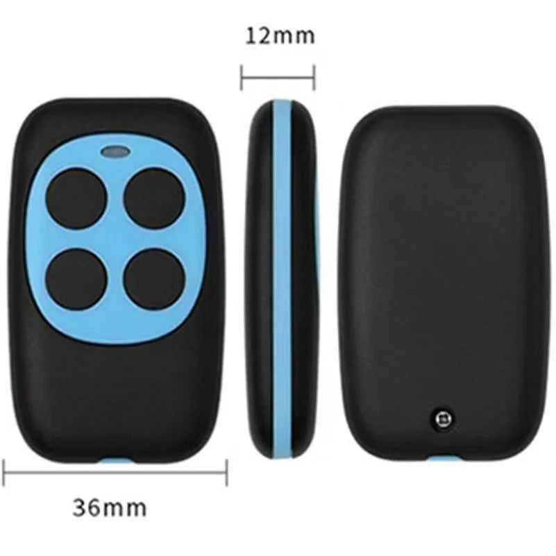 433Mhz 4 Keys Colorful Remote Control RF Wireless Copy Code Remote Electric Cloning Gate Garage Door Auto Keychain for Home Oasis Select