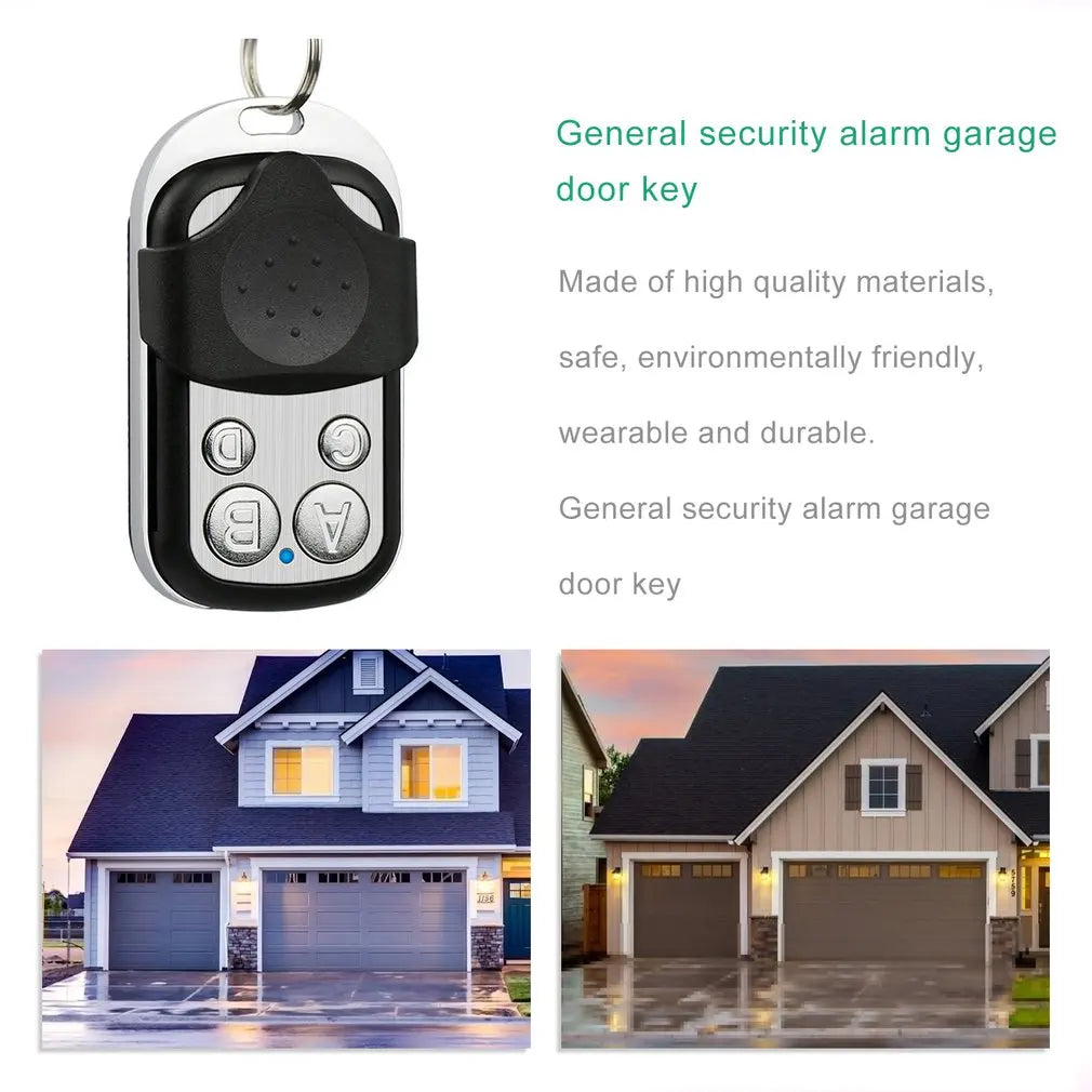 Universal 4 Buttons Garage Door Opener Remote Control 433MHZ Clone Fixed Learning Rolling Code Duplicator Garage Oasis Select