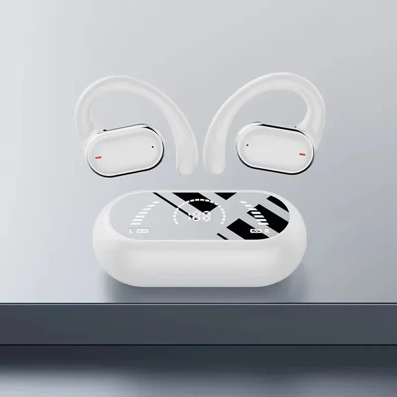 X91 Touch Control Bluetooth 5.3 HiFI Stereo Waterproof Earphone TWS Earphone Wireless Sports Earphone with Microphone Oasis Select White