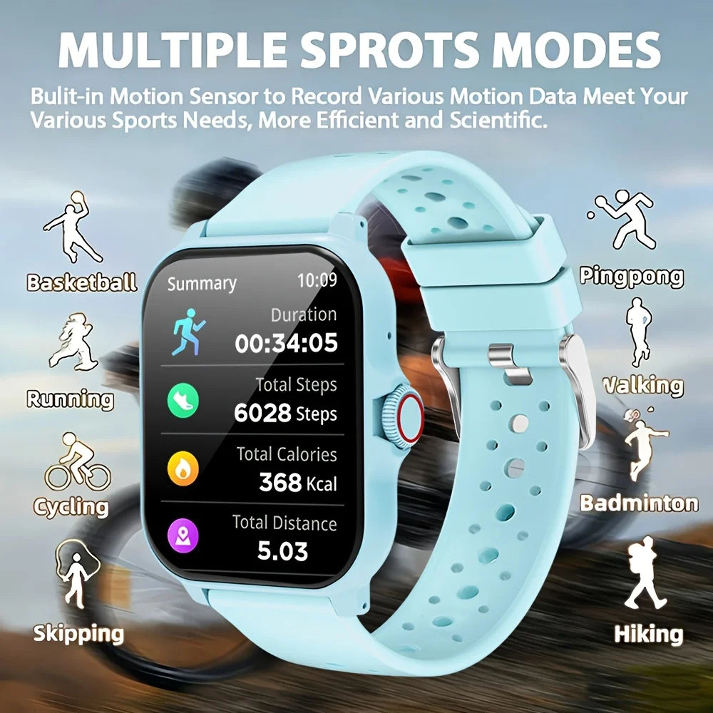 ERUN Smartwatch – Call/SMS, Music Control & Fitness Tracker