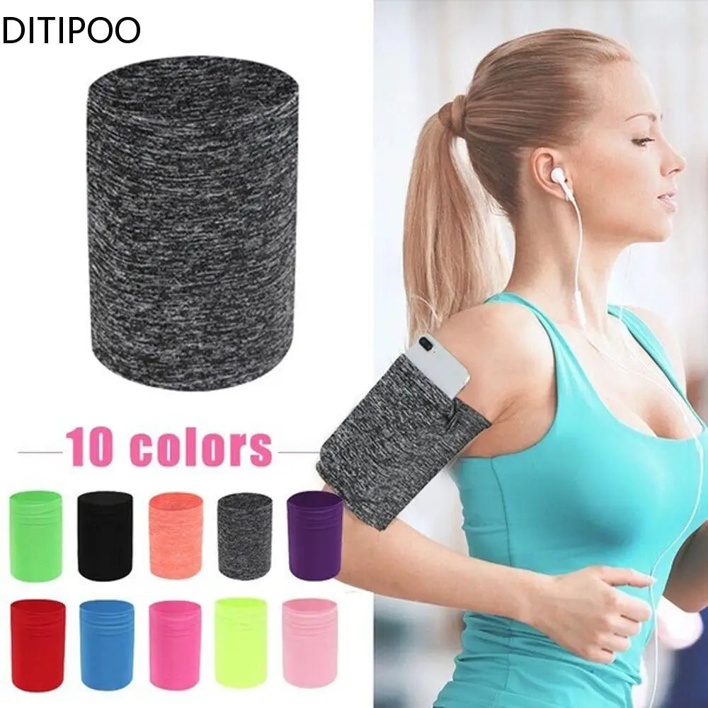 Wrist Arm Running Sport Bag Elastic Mobile Phone Armband Sports Pouch Fitness Running Gym Bags For Women Men Run Exercise Bag Oasis Select
