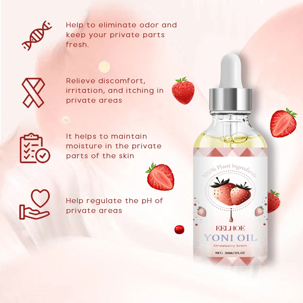 EELHOE Yoni Oil Vaginal Tightening Liquid Vaginal Hygiene Care Remove Odor Women Yoni Wash Essence Body Massage Oil Female Wash Oasis Select