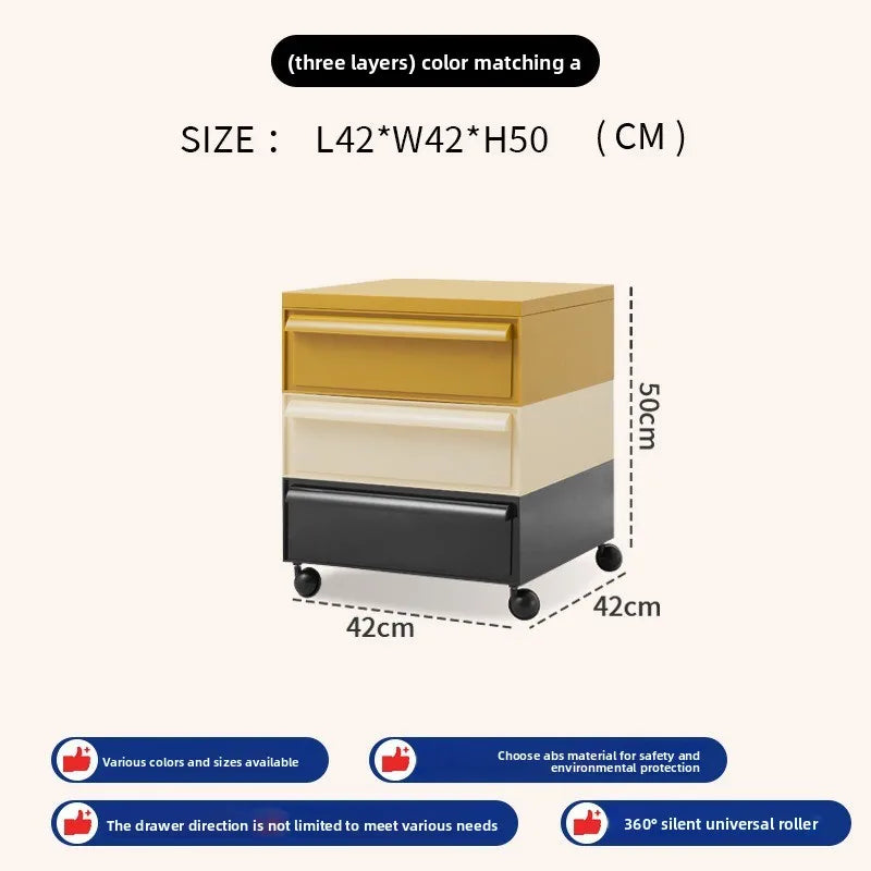 Removable Panda Cabinet Medieval Bedside Table Ins Plastic