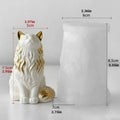 Maine Coon shaped Silicone Mold 3D Cat Design For DIY Candles Soaps Chocolates Resin Etc., Perfect As A Gift Or Home Decoration Oasis Select A