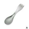 Ultralight Titanium Spork 2-in-1 | Camping & Backpacking