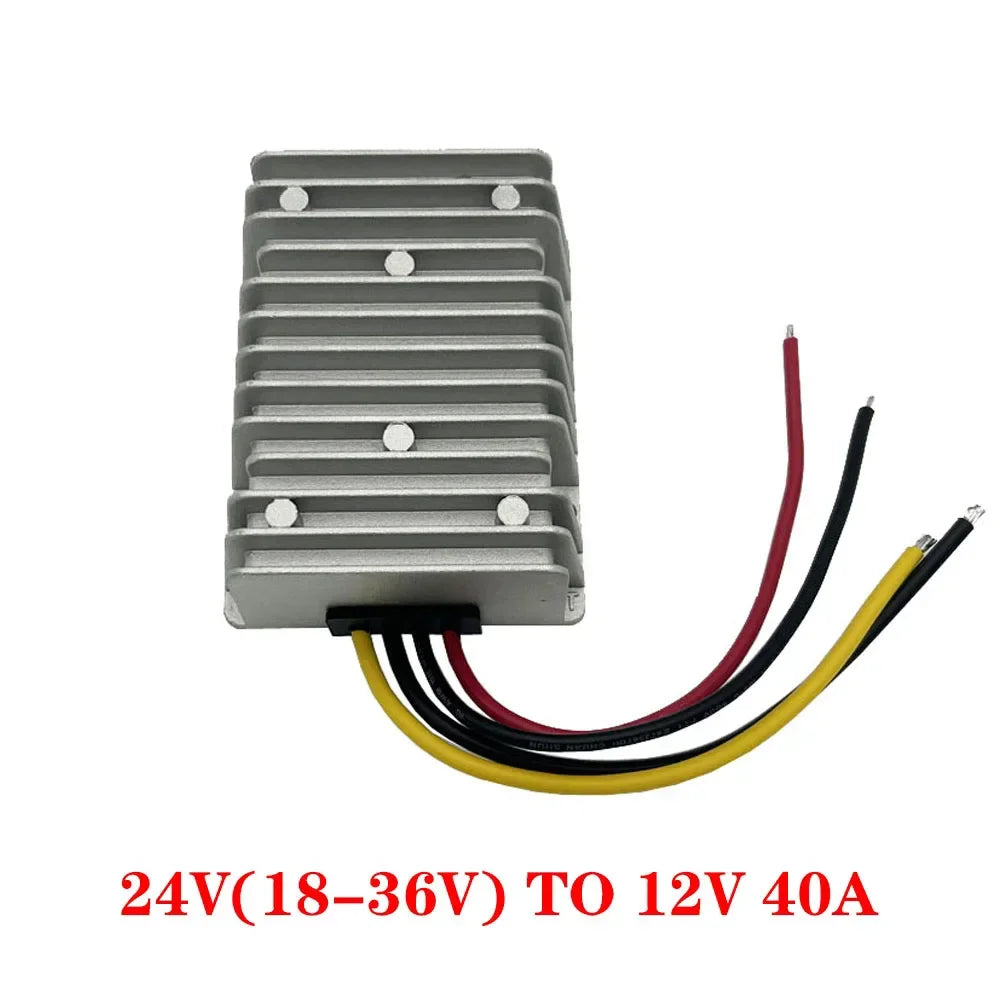 18-90V to 12V 10A-40A Car Power Supply Step Down DC DC Converter Voltage Regulator Transformer 24V 36V 48V 60V 72V Oasis Select 24V(18-36V)to12V40A