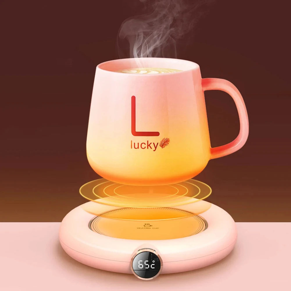 USB Heated Mug Coaster – 3-Speed Control & 8Hr Auto Shut-Off