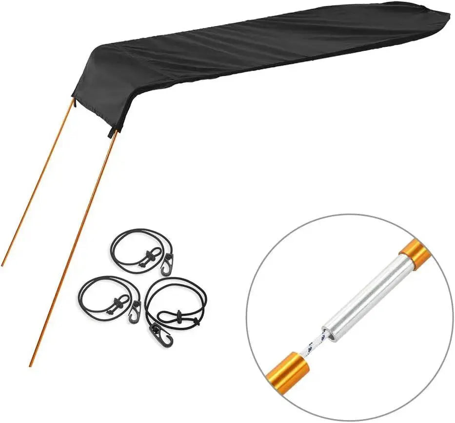 Kayak Sun Shade Awning Tent Inflatable Boat Canopy Sunscreen Rain ProtectorDetachable Drifting Shelter Oasis Select