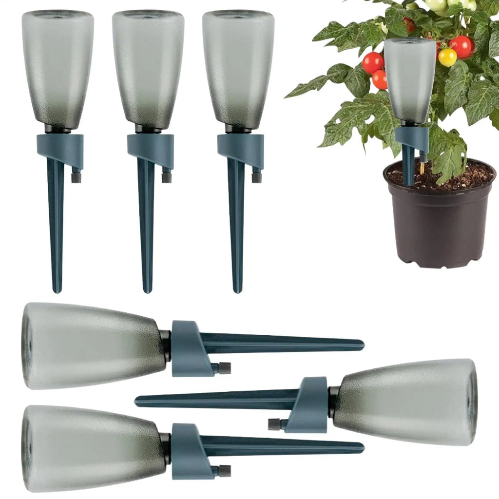 Watering Spikes 6 Pieces Automatic Irrigation Stakes with Control Valve Plant Watering Devices for Outdoor Garden Yard Balcony Oasis Select