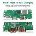PD/QC/VOOC 2.5W Fast Charging Motherboard Power Bank DIY 3.7V Ternary Lithium Battery Motherboard Power Supply Circuit Board Oasis Select Default Title