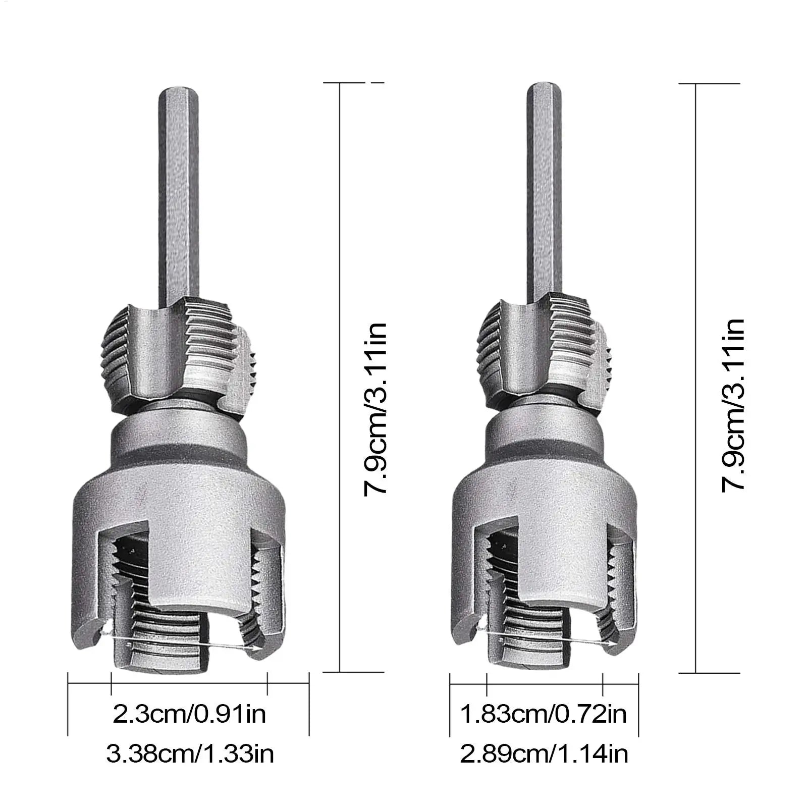 2PCS 20MM+25MM Water Pipe Threader Tapping Tool Ppr/pvc Internal Thread External Thread Integrated Die Water Pipe Opener Oasis Select