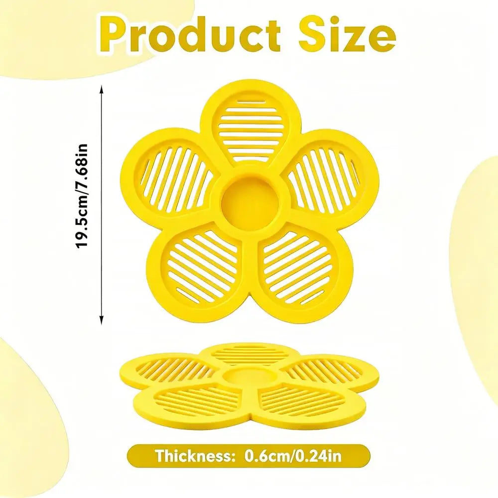 Floating Bee Island-Bee Waterer Bee Insect Drinking Tray Beekeeping Setups Luring Insect Waterer Island Tray For Outdoor Garden Oasis Select Yellow