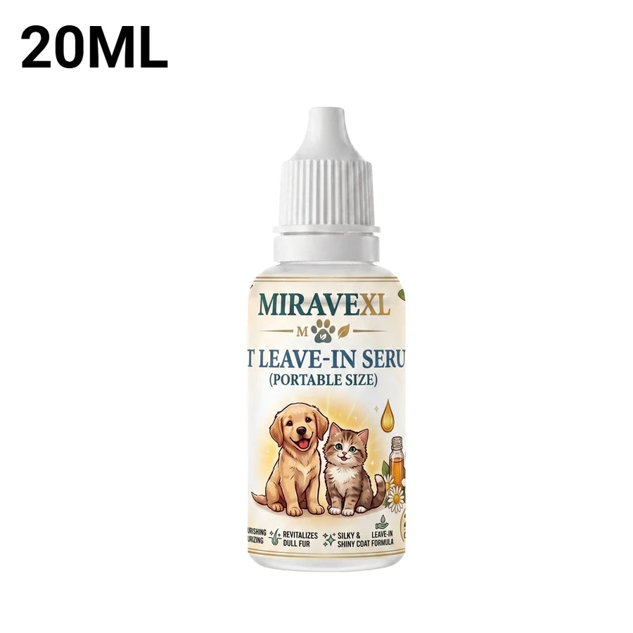 20ML Dog Cat Waterless Cleansing Serum Pet Leave-in Essence Deodorant Dry Shampoo Coat Grooming Conditioner Bath Supplies Oasis Select 1PC