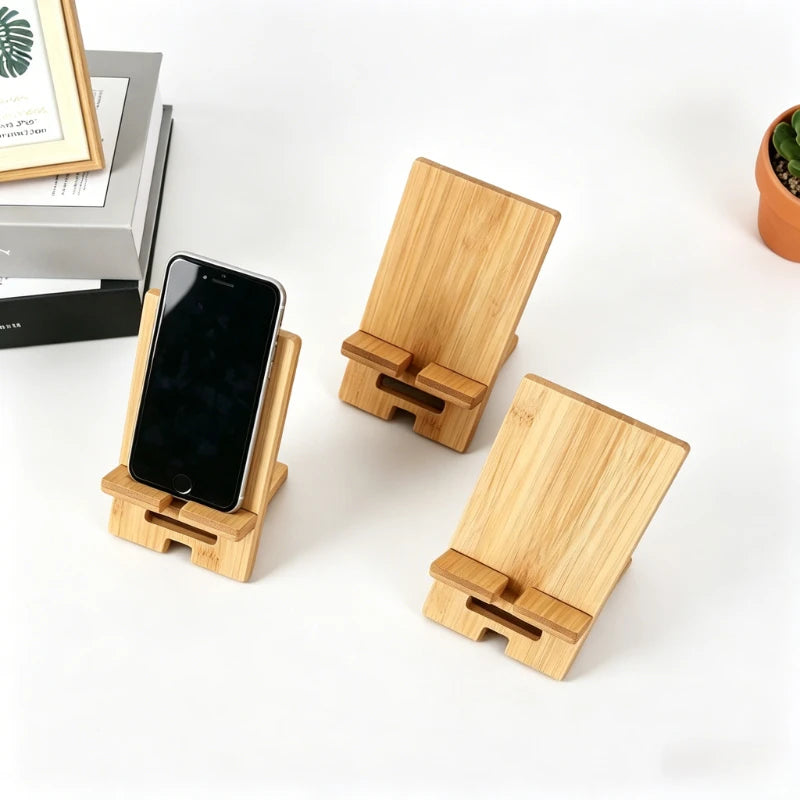 Universal Wooden Phone Holder for IPhone 14 Pro Max X XS Mobile Phone Bracket for Samsung S10 9 Tablet Stand Desk Phone Support Oasis Select
