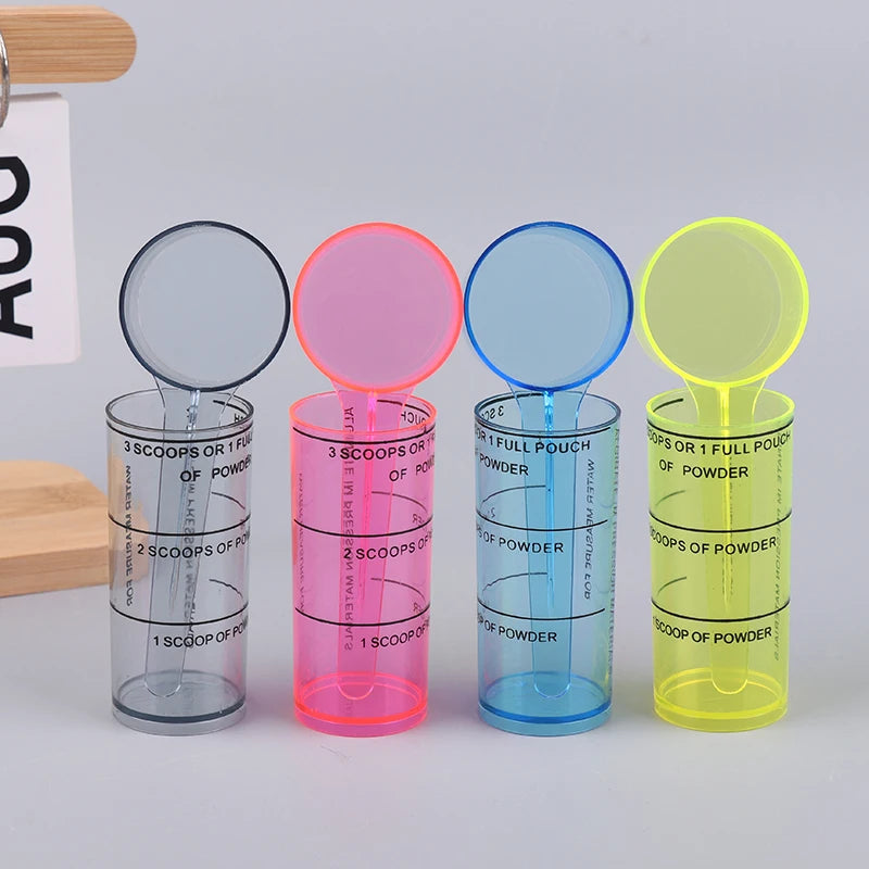 1set 20g Cosmetic Mixing Bowl Set Plastic Dental Wax Cup Measuring Scoop for DIY Face Mask Beauty Tools Oasis Select
