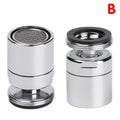 Hardware 360-Degree Swivel Brass Water Saving Tap Faucet Aerator Sprayer Sink AeratorTap Nozzle Bathroom Home Daily Tools Oasis Select B