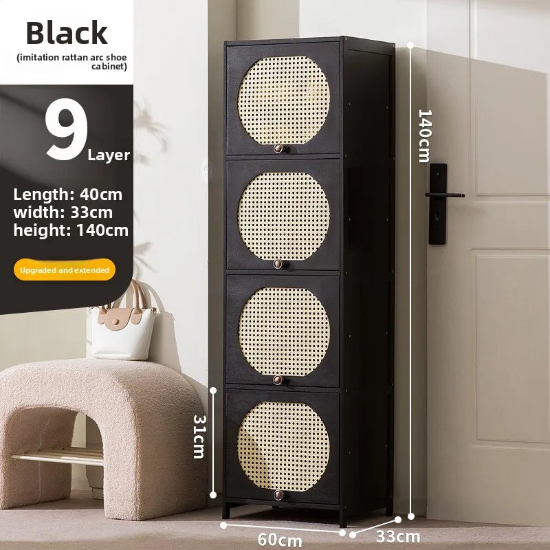 Shoe Cabinet Creative Entrance Cabinet Entrance Door Living Room Locker Storage Integrated Dust-proof Shoe Rack Oasis Select Nine floors 40