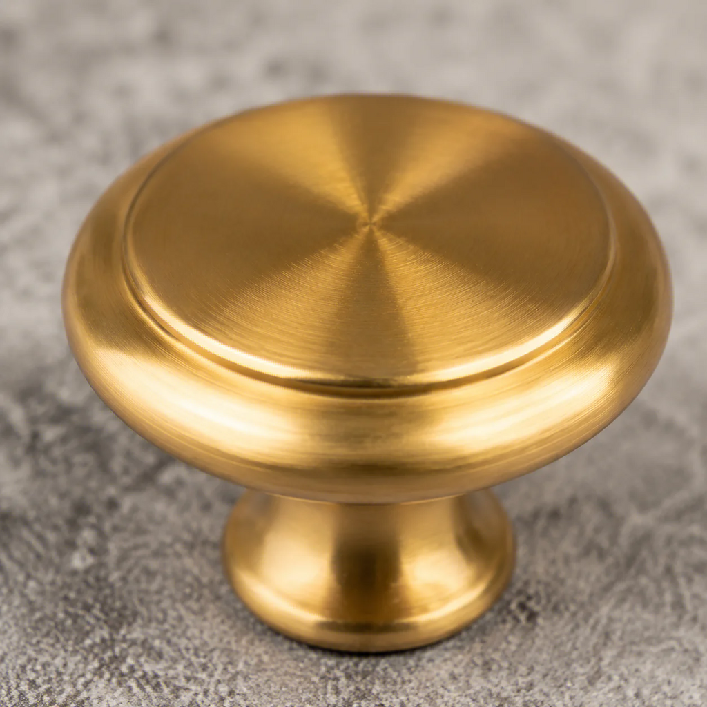8pcs Golden round Single Hole Cabinet Drawer Pull Handle Small Simple Design Furniture Handle for Wardrobe Cabinet Oasis Select