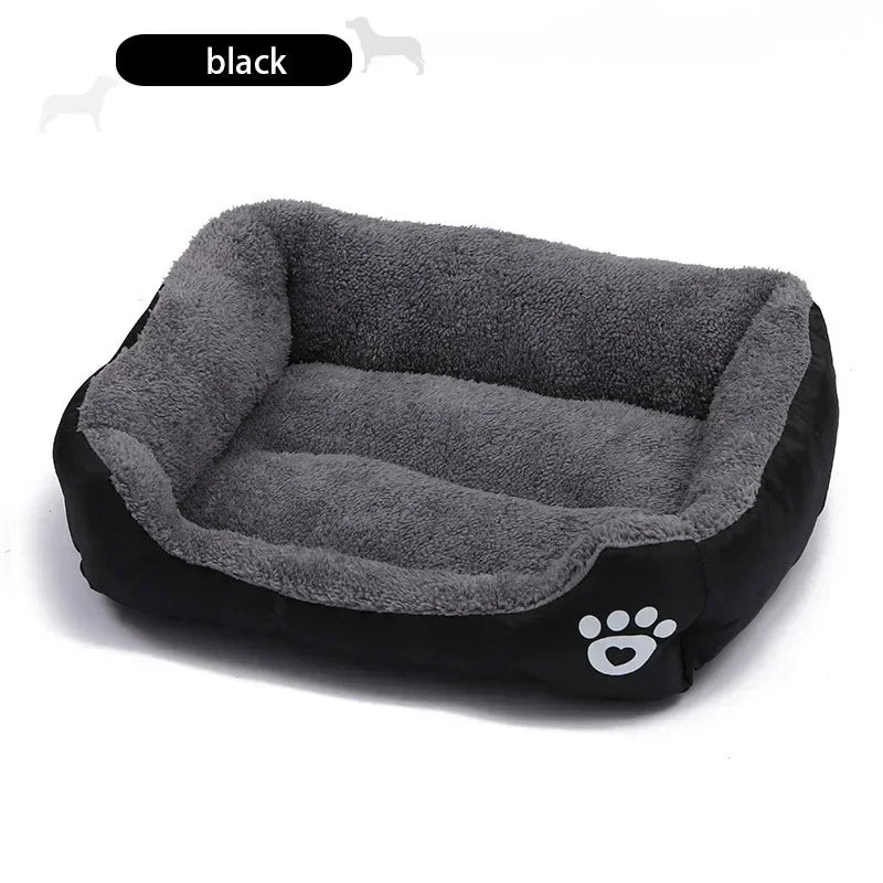 Dog Bed Pets House for Puppy Small Medium Large XXL Supplies Kennel Mat Nesk Sleeping Plush Washable Cat cushion Products indoor Oasis Select black L 65x50CM