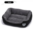 Dog Bed Pets House for Puppy Small Medium Large XXL Supplies Kennel Mat Nesk Sleeping Plush Washable Cat cushion Products indoor Oasis Select black L 65x50CM