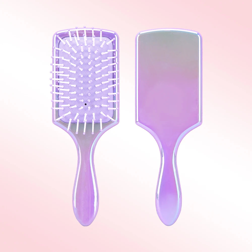 Air Cushion Detangling Hair Brush & Scalp Massage Comb Hair Brush & Comb Oasis Select 3886-purple