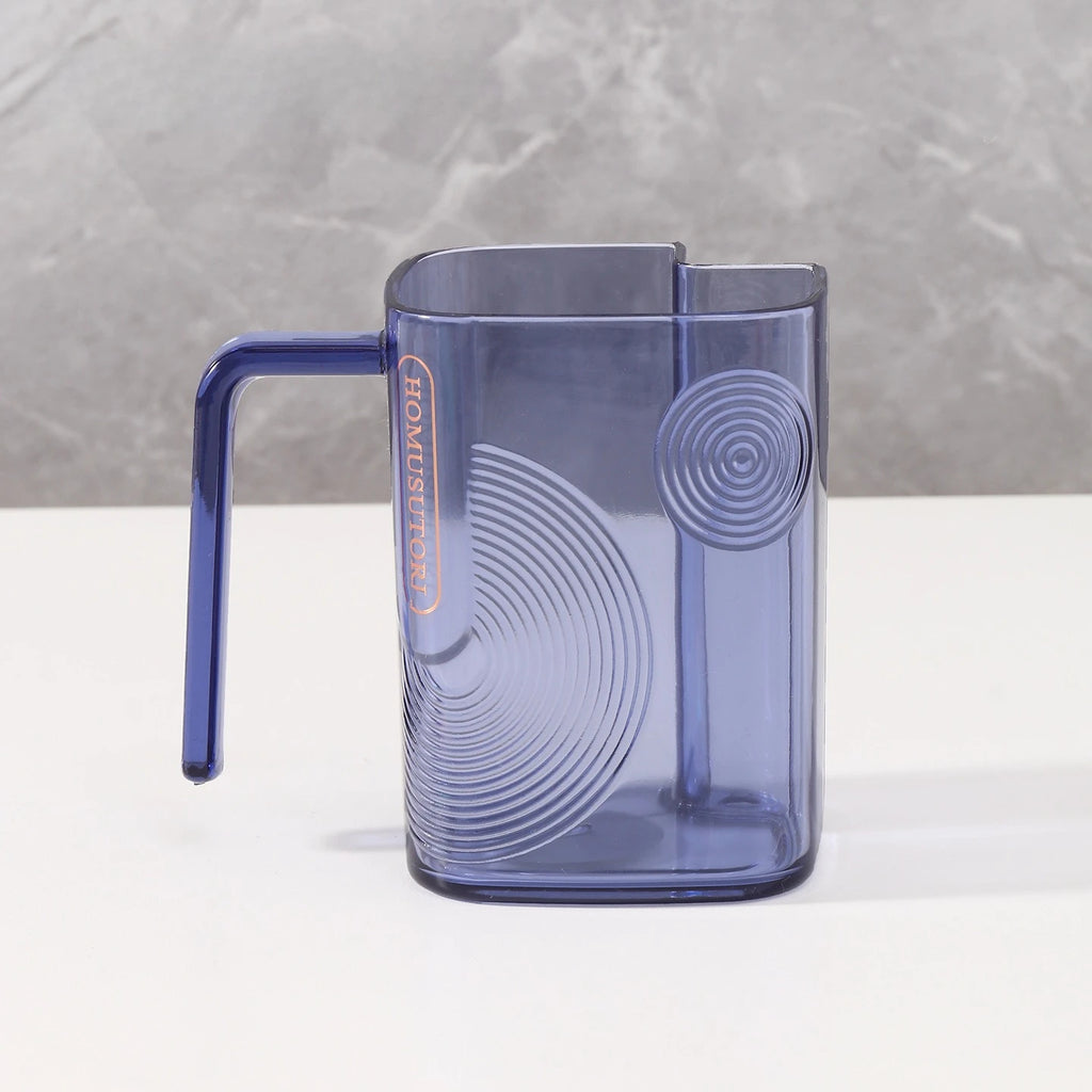 Light Luxury Transparent Mouthwash Cup Household Couple Toothbrush Cup Simple Student Wash Cup Toothbrush Cup Oasis Select PURPLE