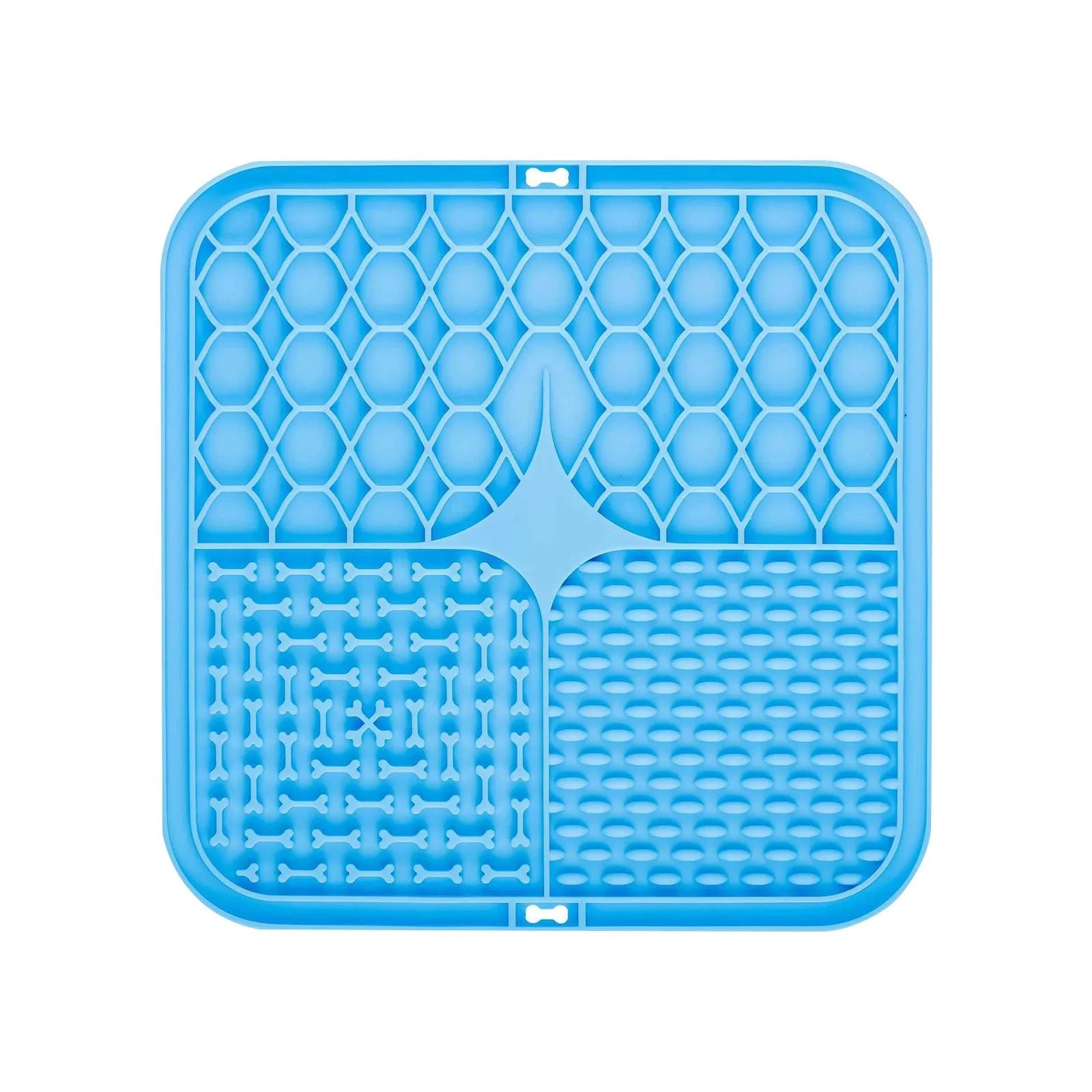 Silicone Dog Lick Mat – Slow Feeder & Bath Anxiety Relief Dog Lick Mat Oasis Select Blue One Size