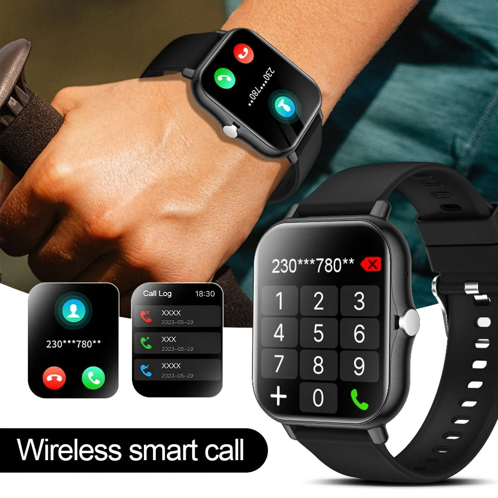ERUN Smartwatch 1.83" Touch Display, Alexa, Silicone Strap