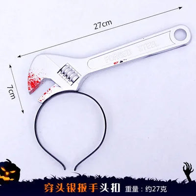Halloween Scary Headbands for Adults, Blood Headpiece for Halloween Costumes Hair Accessories, Funny Headwear Toys Party Cosplay Oasis Select YBS