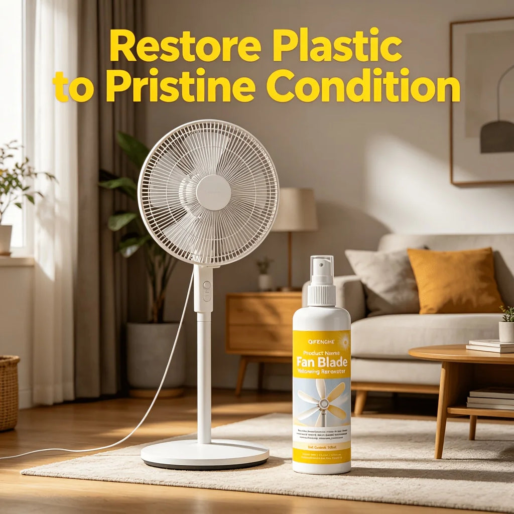 Fan Blade Yellowing Renovator Spray Plastic Cleaner And Oxidation Remover Restores Faded Blades to like New Condition Summer Ess Oasis Select