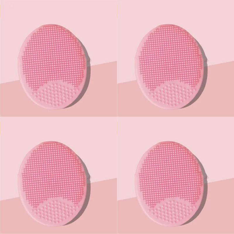 1 Soft Silicone Baby Bath Head Massage Brushes Hair Washing Brush